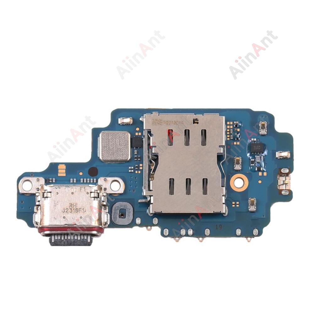 Aiinant USB Port Charger Board Dock Connector Charging Flex Cable For Samsung Galaxy S22 Plus Ultra S901E S901N S901U S901B 5G