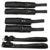 SM Bed Restraint BDSM Bondage Couple Slave Sex Games Tool Handcuff Open Leg Cuffs Sex Toy Adult Bed Restraint Strap System Set