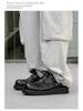 Versatile Men's Leather Platform Derby Loafers - Lace-up Wedding & Office Shoes
