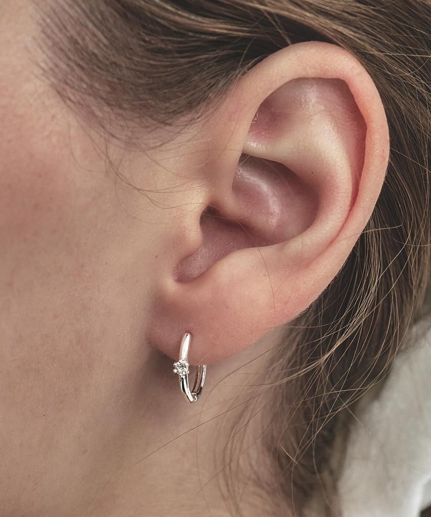 Attica Raw Starpoint Earrings / Ebs024