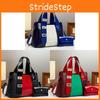 Borsa a Tote Multiscomparto Highstyle con PU Color Block per Donne Casual Urbane