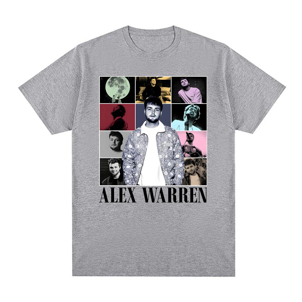 Alex Warren T-Shirt Summer Casual fashion Tshirt Popular High Quality Graphic Printing Singer's same style 100%CottonTops