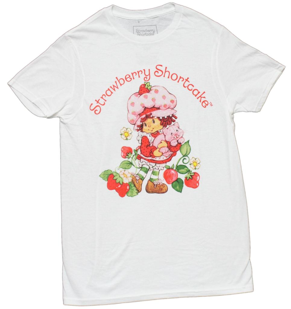 Strawberry Shortcake Men's T-shirt - Holding Custard Logo