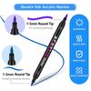24/48/72 color Double-head Different Color Acrylic Children's Special Drawing Quick-drying  Non-fading  Stackable  Markers