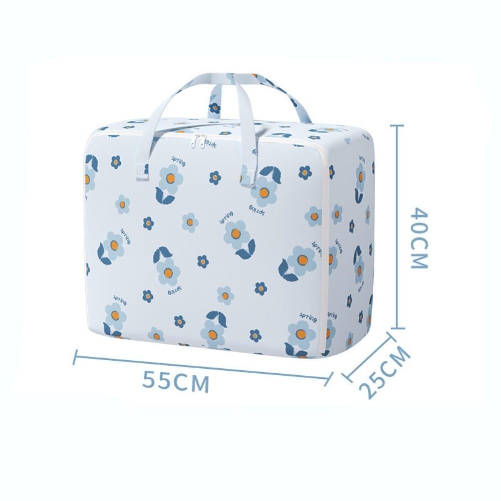 High Quality Print Quilt Storage Bag Non-Woven Large-capacity Moving Bag Foldable Portable Clothing Finishing Pouch Household