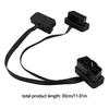OBD2 Splitter Male To Female Waterproof OBD2 Splitter 16 Pin OBD2 Adapter Flexible Extender For Scan Tools Diagnostic Reader OBD
