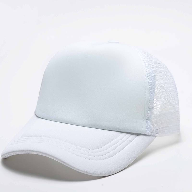 Truck cap Sponge mesh Solid color duckbill cap Sunscreen breathable sun hat