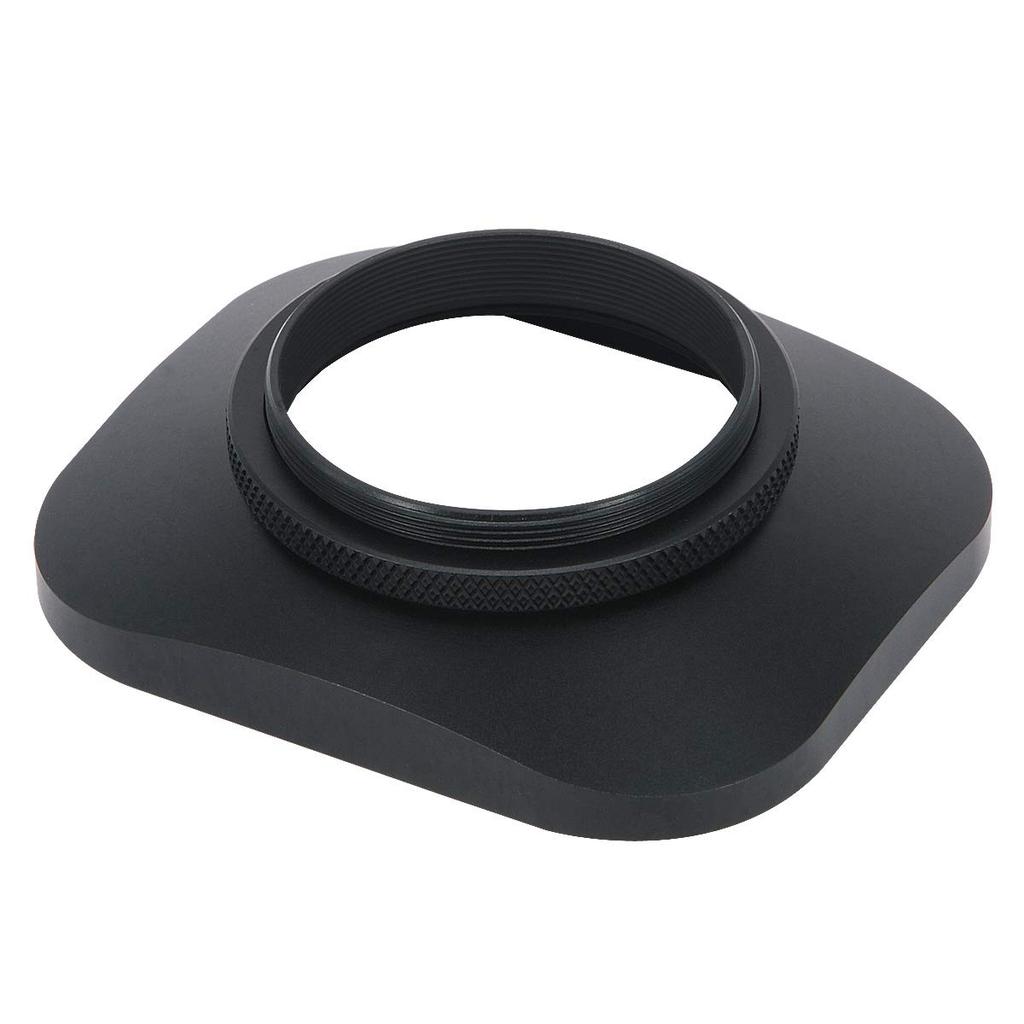 Haoge 39mm Square Metal Lens Hood with Shade Design and Cap for 39mm Lenses of and other 39mm filter thread LH-B39T Screw-In Canon, Nikon, Sony,