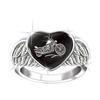 Ring Jewelry Love Wings Couple Rings New Creative Motorcycle Fashion Ring Hand Jewelry