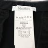 Max Mara 24Stainless Steel 2411781021 Nylon X Cotton Scuba Jersey Wide Flare Pants Bottoms 46 blackUsed