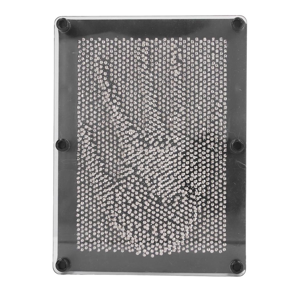 3D Pin Art Board Toy Hand Sensory Silver Large Size 3D Pin Sculpture Board for Children Adults