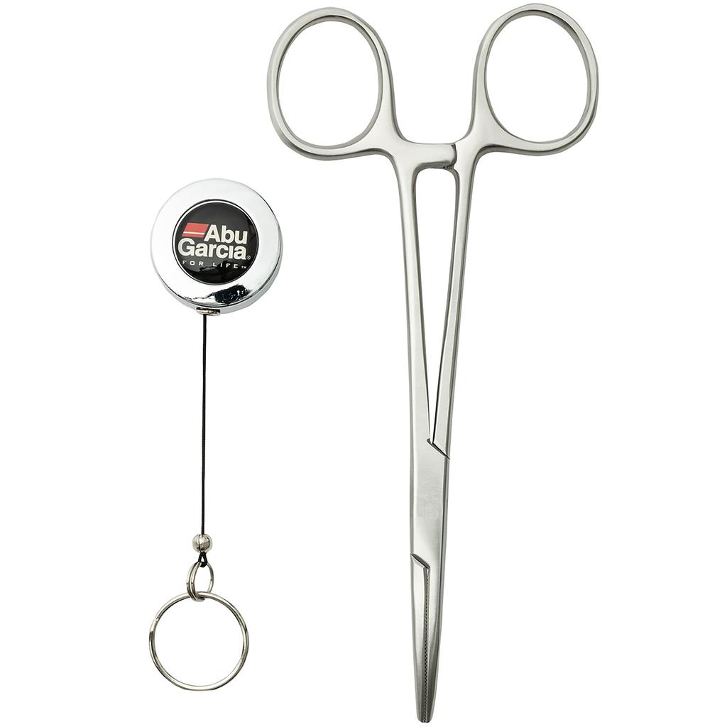 AbuGarcia Forcep with Reel Silver Pin-on
