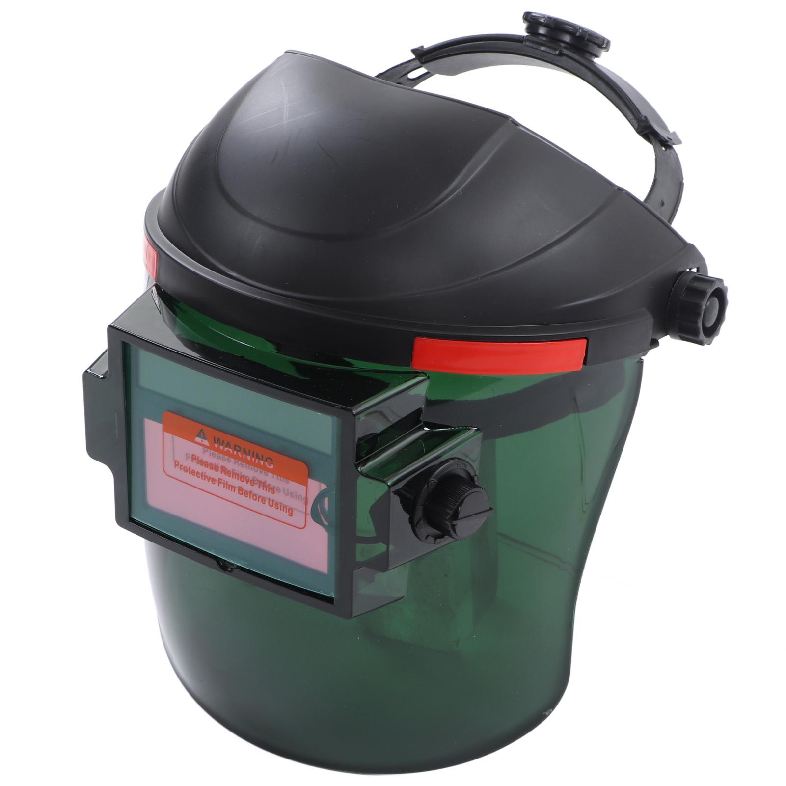 Automatic Dimming Welding Face Helmet Waterproof Solar Auto Darkening Welding Face Cover plastic