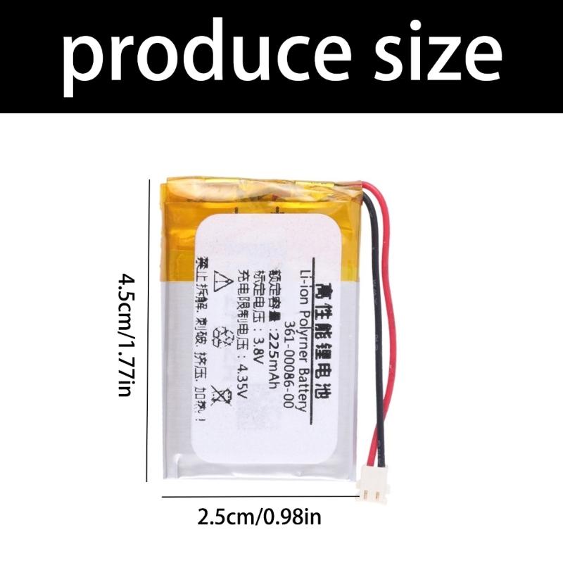 361-00086-00 Replacement Battery for 220 225 230 235 235J 620 630 735XT Intelligent Watch Replacement Battery 225mah