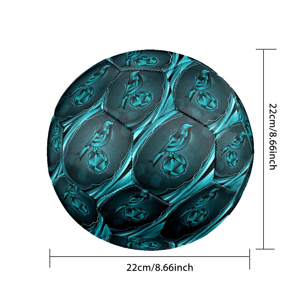 Norwich City FootballPrinted Size 5 Soccer Bball, Anti Slip Adult Match Football Souvenir for Football Fans