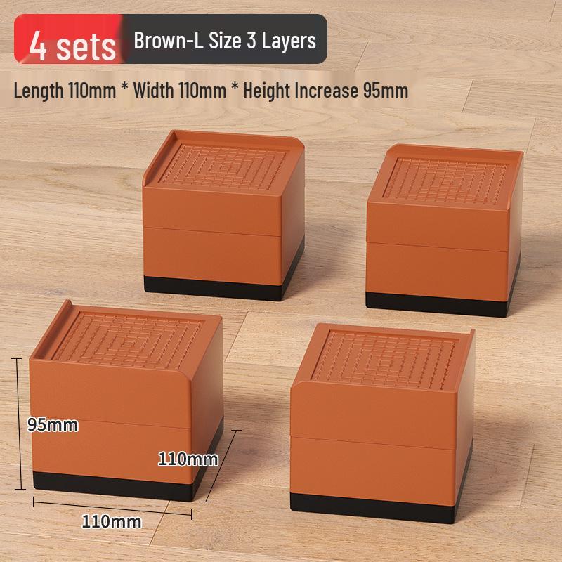 Universal Furniture Heightening Pads: Nail-Free, Stable, Moisture-Proof for Tables & Chairs