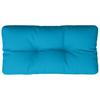Pallet Cushion Light Blue 70 x 40 x 12 cm Fabric