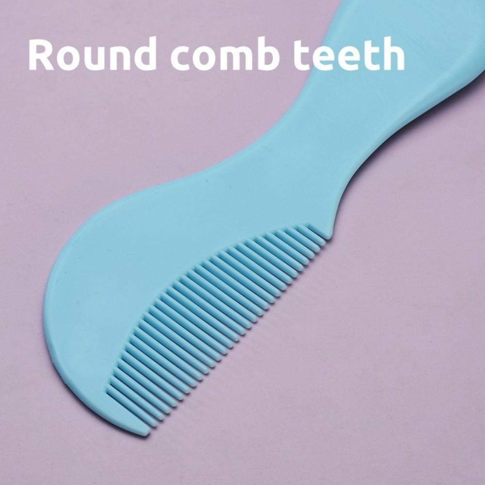 2 PCs Scalp Massage Baby Grooming Kit Plastic Newborn Hair Brush Soft Bristle Scalp Brush