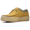 Clarks Height Increasing American Vintage Comfortable Casual Shoes Men sneakers Yellow 26170044