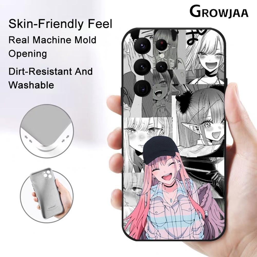 Marin K-Kitagawa Anime Dívka Pouzdro na Telefon Pro Samsung Galaxy S25 S24 S22 S23 Ultra S21 S20 Plus 5G Ochranné Silikonové Funda