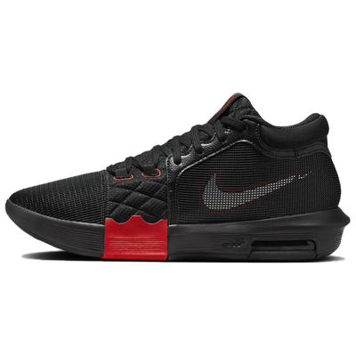 נעלי סניקרס לגברים LeBron Witness 8 Bred שחור אדום אוניברסיטאי לבן FB2239-005