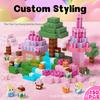 Magnetic Pink Castle STEM Cube Building Set