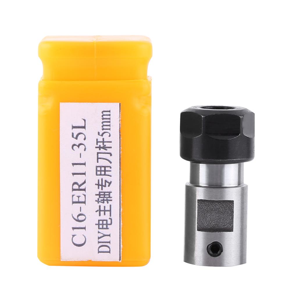 

ER11A 5mm CNC Milling Motor Spindle Shaft Collet Chuck Extension Rod Holder Toolholder
