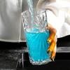 320ml 4pcs Set Party Transparent Drinkware Luxury Whiskey Cocktail Beer Champagne Foreign Wine Glasses Juice Tea Cold Drink Cups