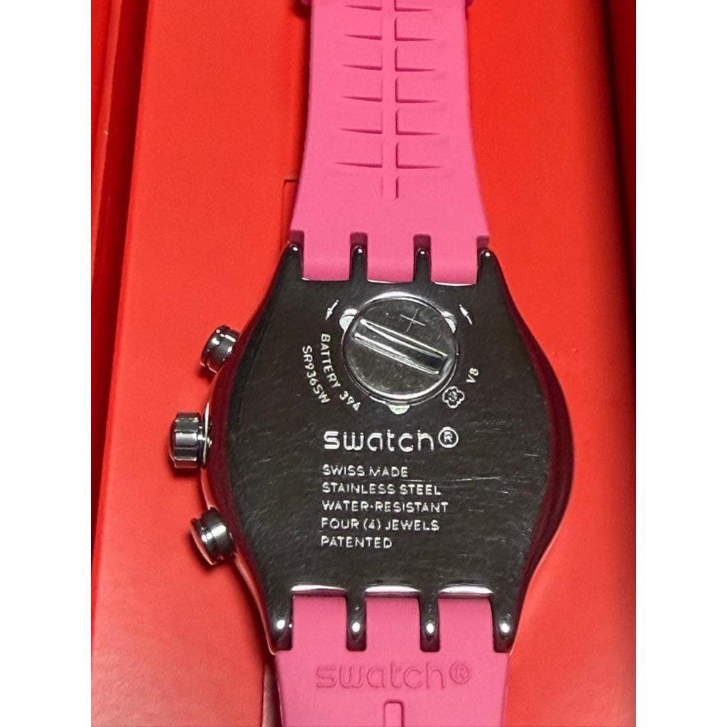 Used Swatch Chronograph Pink Watch