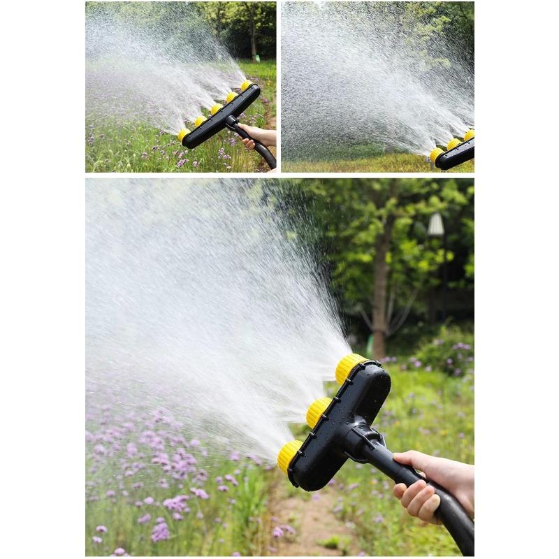 1PCS Horticultural Multi Head Spray Atomizing Nozzle, Porous Water Pipe Spray Watering Device, Household Vegetable Garden Watering Tool