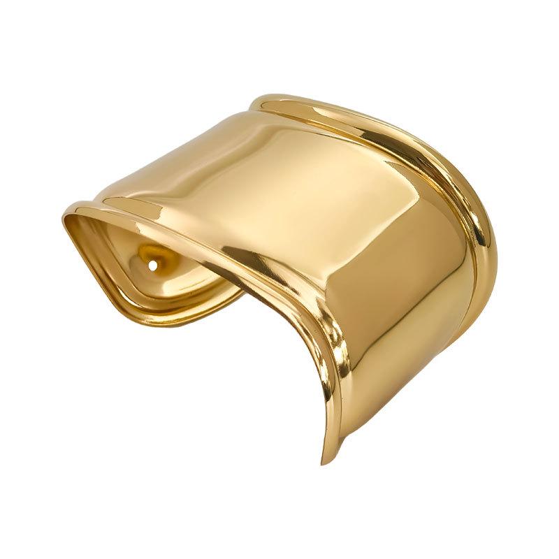 Retro Geometric Metal Bracelet: European & American Style with Unique Personality
