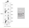 Estantería Giratoria Moderna Sencilla: Estantería Vertical de Pie, Ahorra Espacio, para Oficina o Hogar