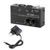Headphone Amplifier Mixer with Highly Power Headphone Output Perfect for Performers On Stage Low Noise Sound Amplifier