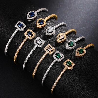 Angebot Offenes Armband Trend Ins Gelber Zirkon Armband Temperament Koreanischer Stil Einfacher Hand Schmuck
