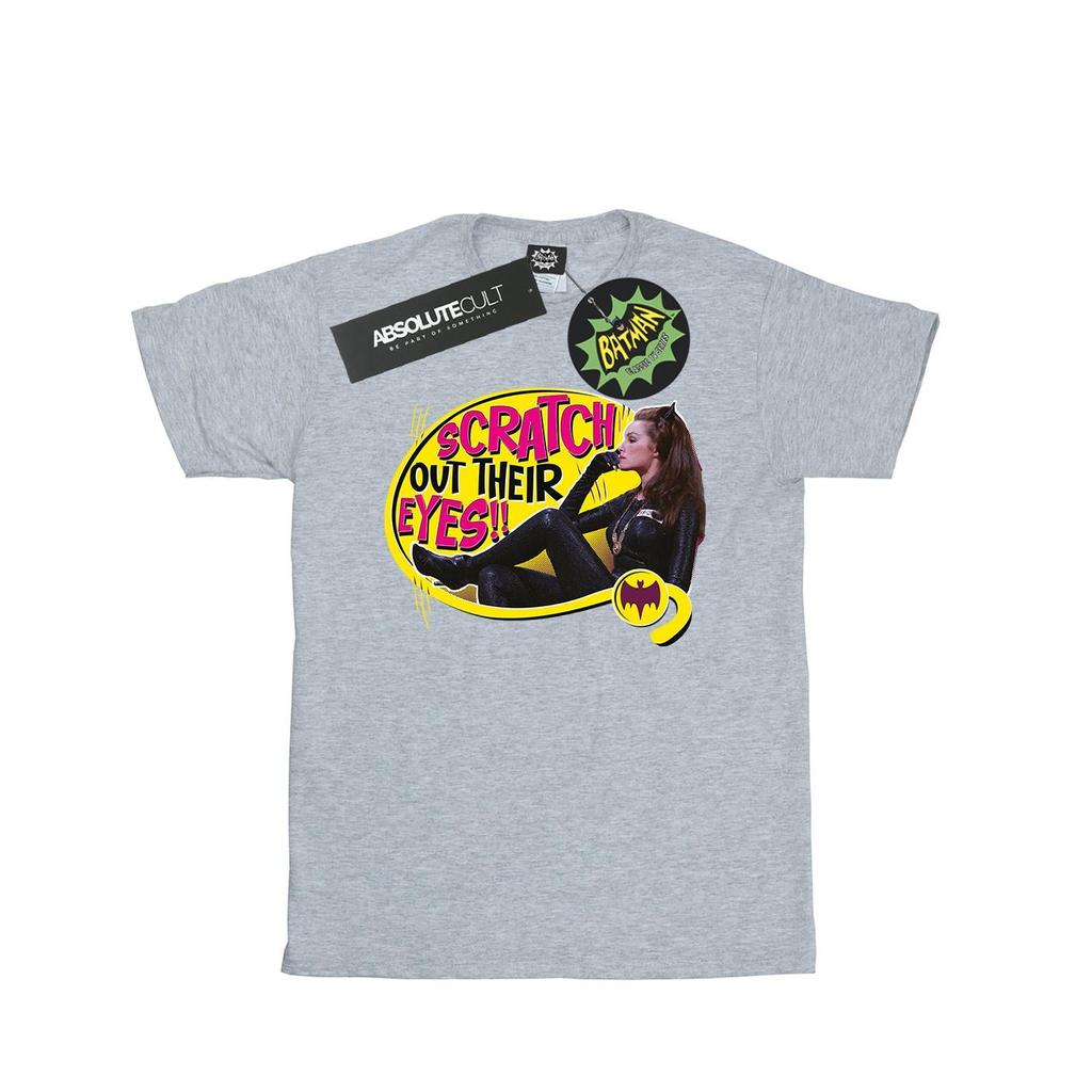DC Comics Boys Batman TV Series Catwoman Scratch T-Shirt