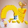 Jouets interactifs créatifs pour enfants Souris folle Tour de fromage empilée Jeu de société Jeu de fête familiale Jouets à empiler Arches pour garçons et filles