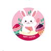 500pcs Easter Bunny & Egg Design Stickers Self-Adhesive Paper Decor for Gifts, Bags, and Party Decorations, Festive Holiday Stickers