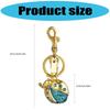 Rhinestones Ladybugs Keychain Portable Alloy Construction Multipurpose Travel Accessory