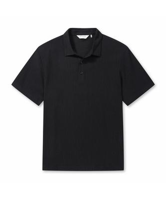 BRENTWOOD [Very Comfortable] Crease Polo Neck T-Shirt Brtam26911Bkx