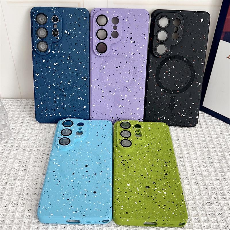 Compatible Samsung S26 Ultra Magnetic Phone Case for S25 & S24, Z Flip7, A17, A16 Silicone Cross-Border Design.