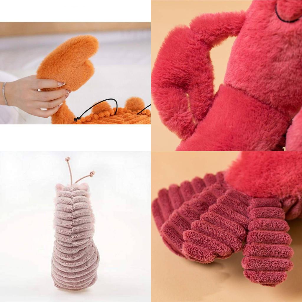 Larry Crawfish Shelton Skin Shrimp Crab Plush Doll For Birthday Gifts Soft And Cuddly 22/26/45cm Animal Plushes