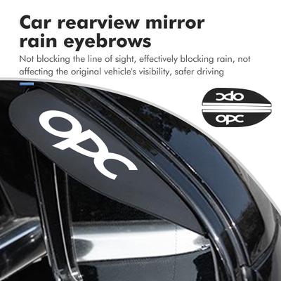 2PCS Car Rearview Mirror Sticker Rain Eyebrow Protector Cover For Mokka Astra H K J G Corsa D E Vectra C B Insignia