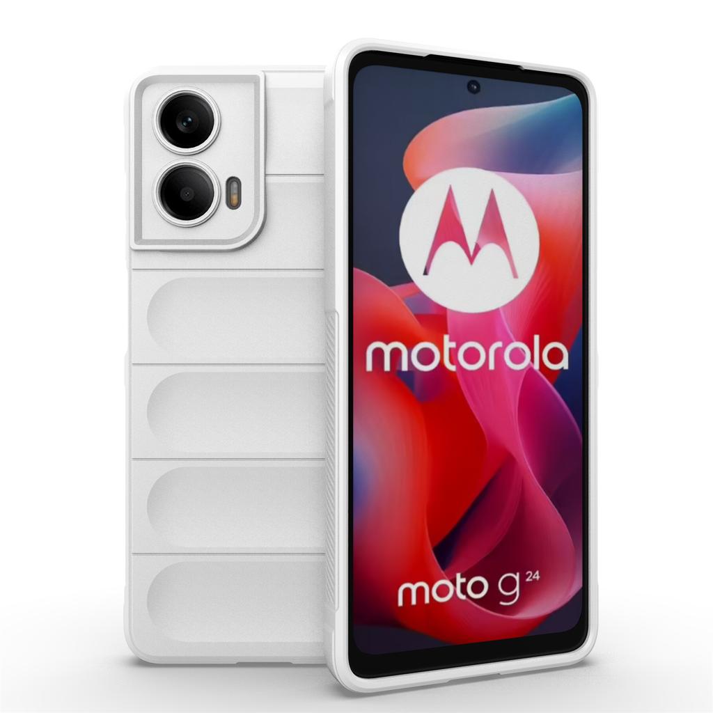 For Motorola Moto G24 4G/E14 4G Case Anti-Drop Soft TPU Rugged Phone Back Cover