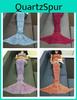 Mermaid Tail Knit Blanket With Lightweight Acrylic For Gift And Relaxation Use