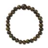 [Hotokudo] Green Sandalwood Rosary Bracelet, 8mm Beads, 17cm