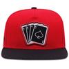 Trendy New Poker A Four Flat Edge Hat Trendy Hip Hop Hat Outdoor Leisure Sunshade Hat Neutral Mesh Hat Adjustable Baseball Hat