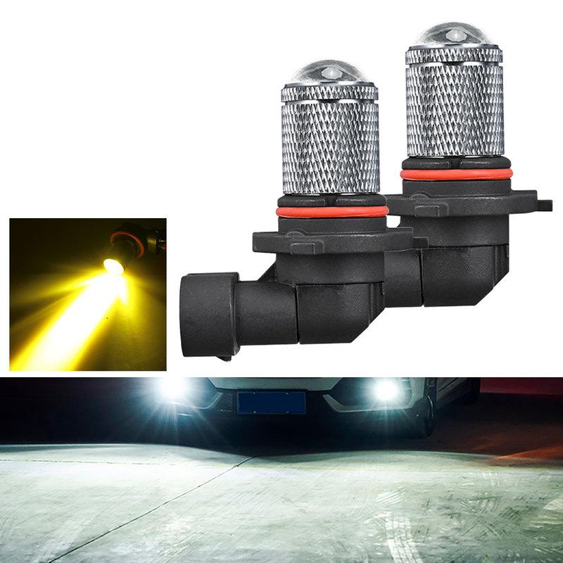 2Pcs Automotive 9005-9006 Headlight Bulbs LED Projector Auto Fog Lights LED Lights Lens 12-60V Fog Light Bulbs Car Accessories