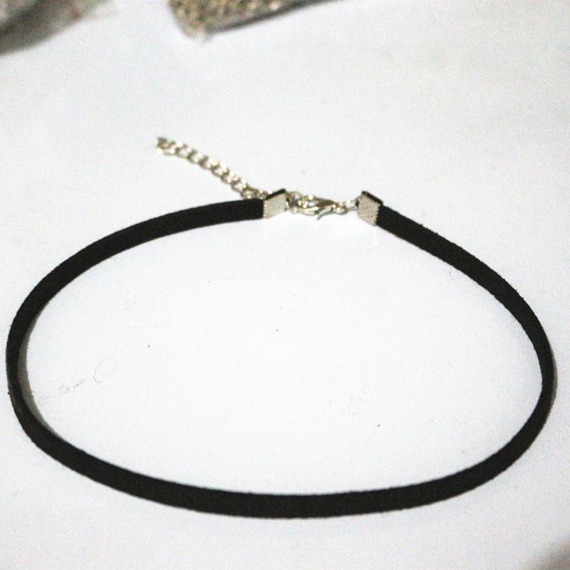 New Black Chokers Necklaces Women Black Velvet Simulated Pearl Geometic Collares Fashion Jewelry Gothic Handmade Bijoux