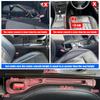 2Pcs Car Seat Gap Filler Organizador PU Universal Car Seat Gap Anti-vazamento Stopper Strip Slot Seat Gap Armazenamento Organizador Acessórios