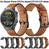 22mm Soft Synthetic Leather Strap For Huawei Watch GT 5 GT5 Pro 46mm Watchband For Huawei Watch 4 Pro GT4 GT3 GT2 46mm Wristband